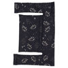 Picture of Seat Cushion Set Romantic Leaves Black