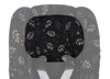 Picture of Seat Cover Group 1 Romantic Leaves Black