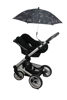 Picture of Stroller Parasol Umbrella Romantic Leaves Black