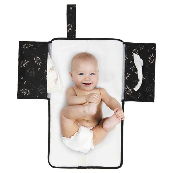 Picture of 3-in-1 Changing Pack Romantic Leaves Black