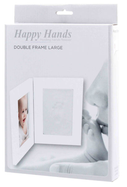 Picture of Happy Hands Double frame large white