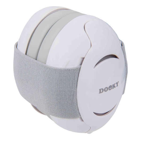 Picture of Dooky Baby Ear Protection White (0-3 y)