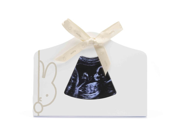 Picture of Miffy Handprint - Sonogram Frame Bamboo