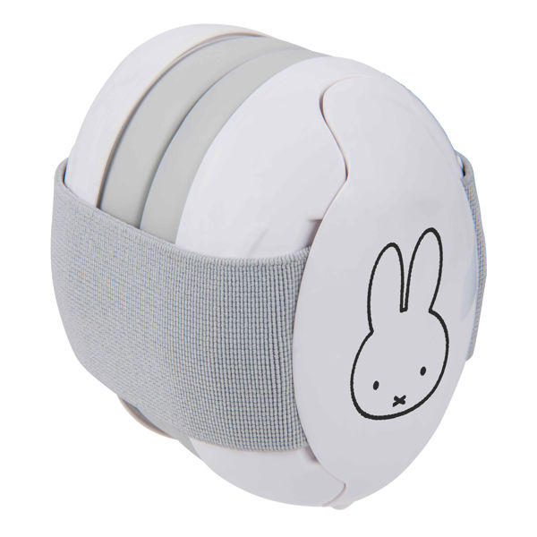 Picture of Miffy - Baby Ear Protection White (0-3y)
