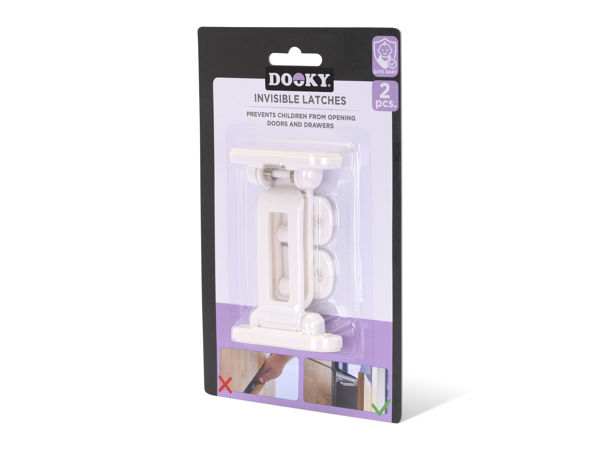 Picture of Safety Invisible Latches 2pcs White