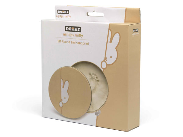 Picture of Miffy Handprint - Round Shape tin