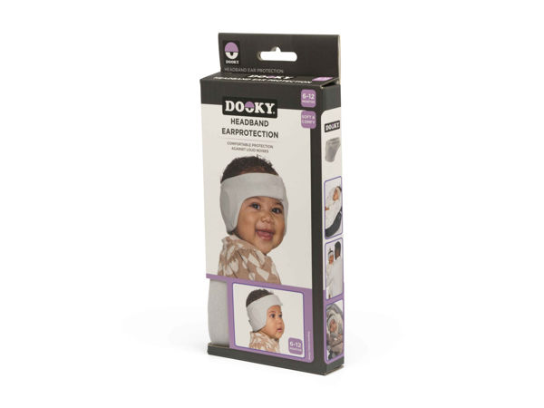 Picture of Headband Baby Ear Protection 6-12 m Grey
