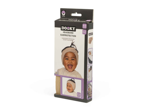Picture of Headband Baby Ear Protection 6-12m Beige